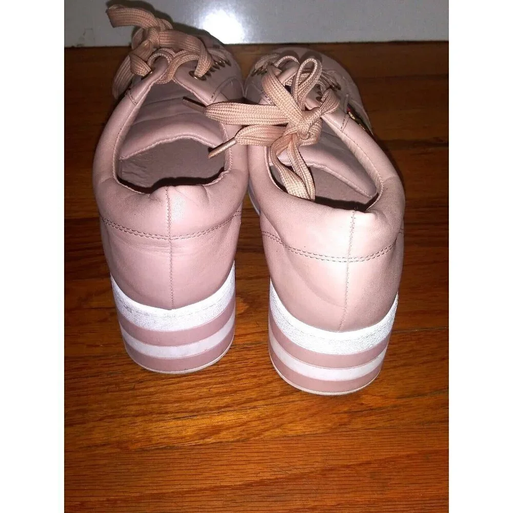 Womens Platform sneakers pink PATRIOTIC sz 7.5 JETTA tennis shoes COMFORT GUC - Picture 8 of 10